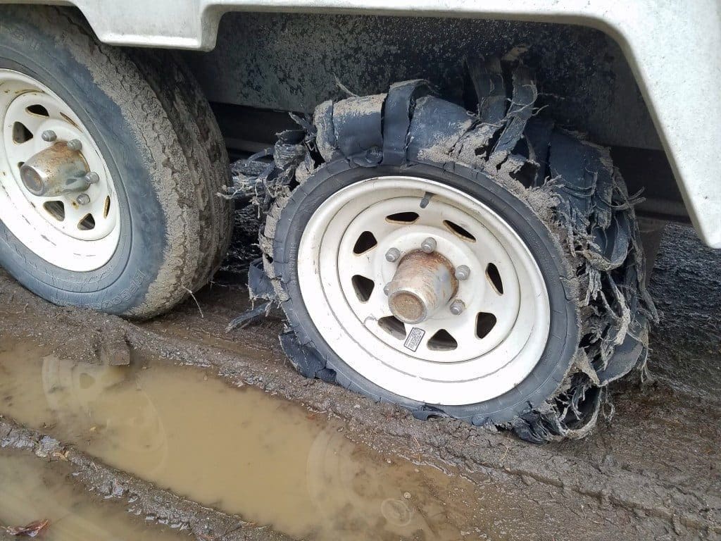 Shredded Tire